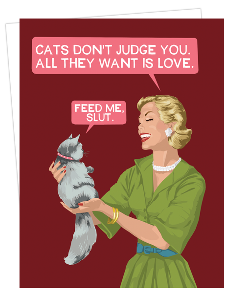 Feed me! - Greeting Card