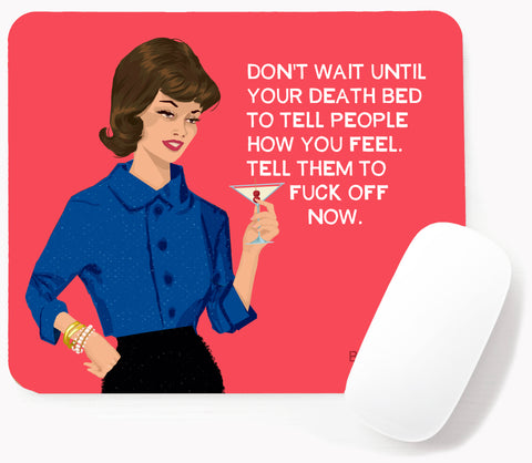 Death Bed-Mouse Pad