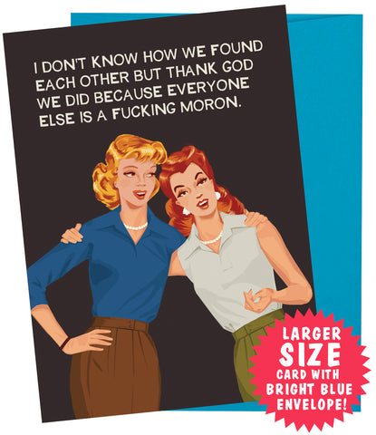 FOUND - Special Size Greeting Card
