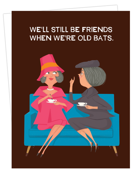 Old Bats Friendship - Greeting Card