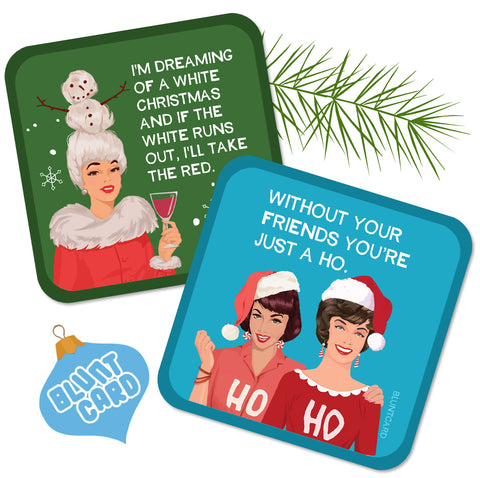 Coaster Set of two - Christmas themed