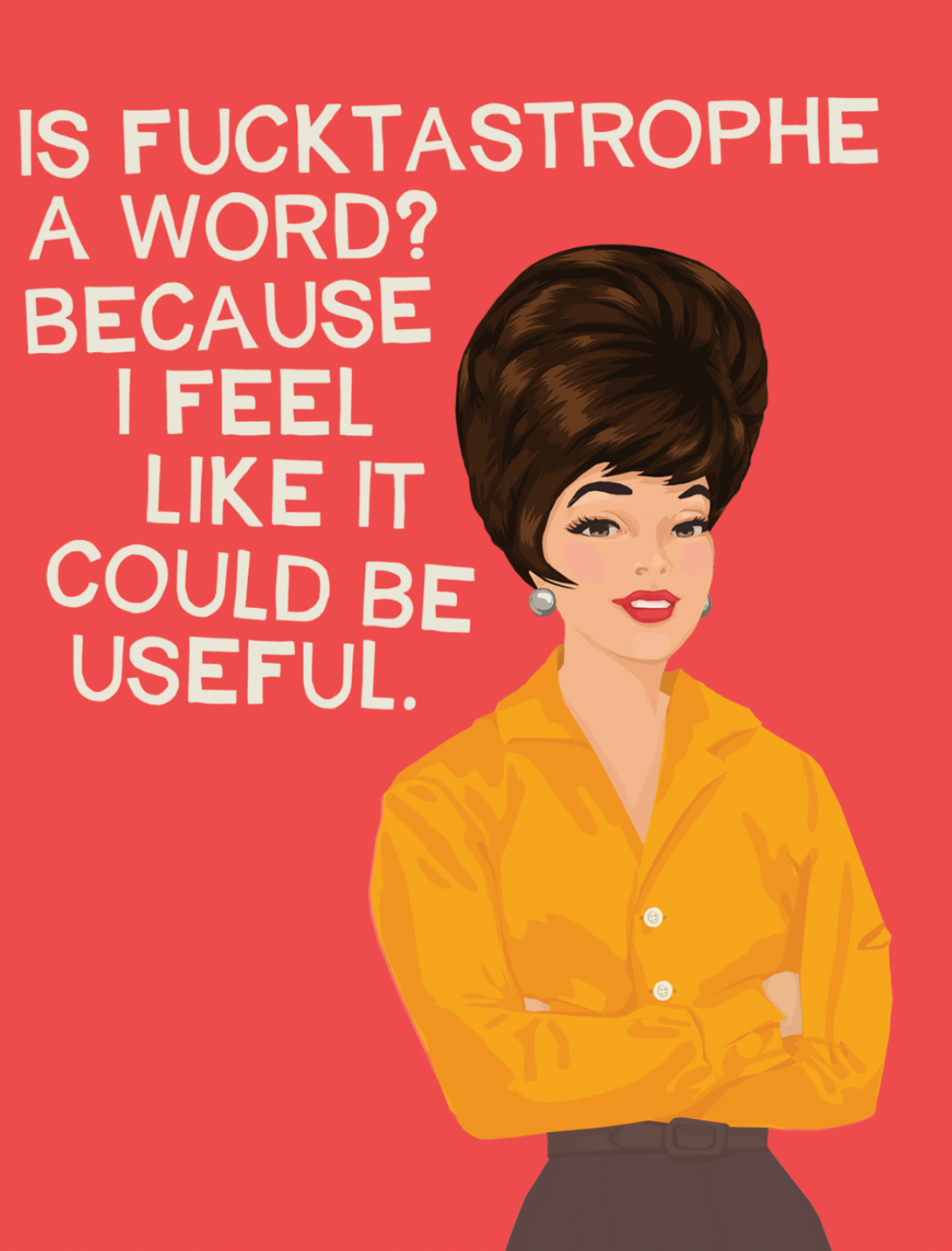 Greeting Card - Fucktastrophe