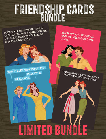 FOUR favorite Friendship Cards