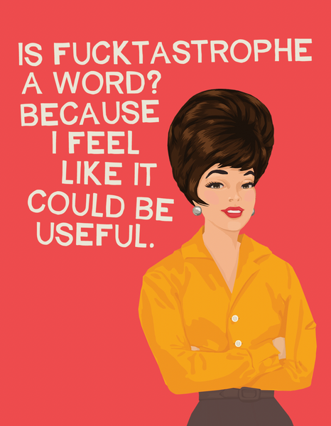 Fucktastrophie-Wholesale A2 Greeting Card
