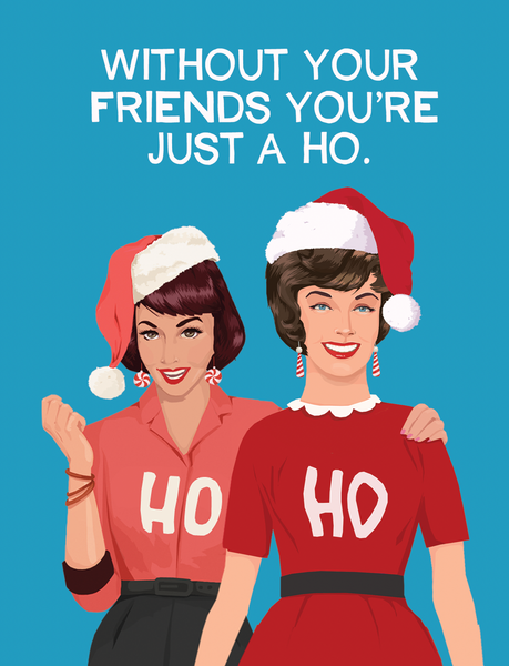 Just A Ho-Six Pack-Wholesale A2 Greeting Card