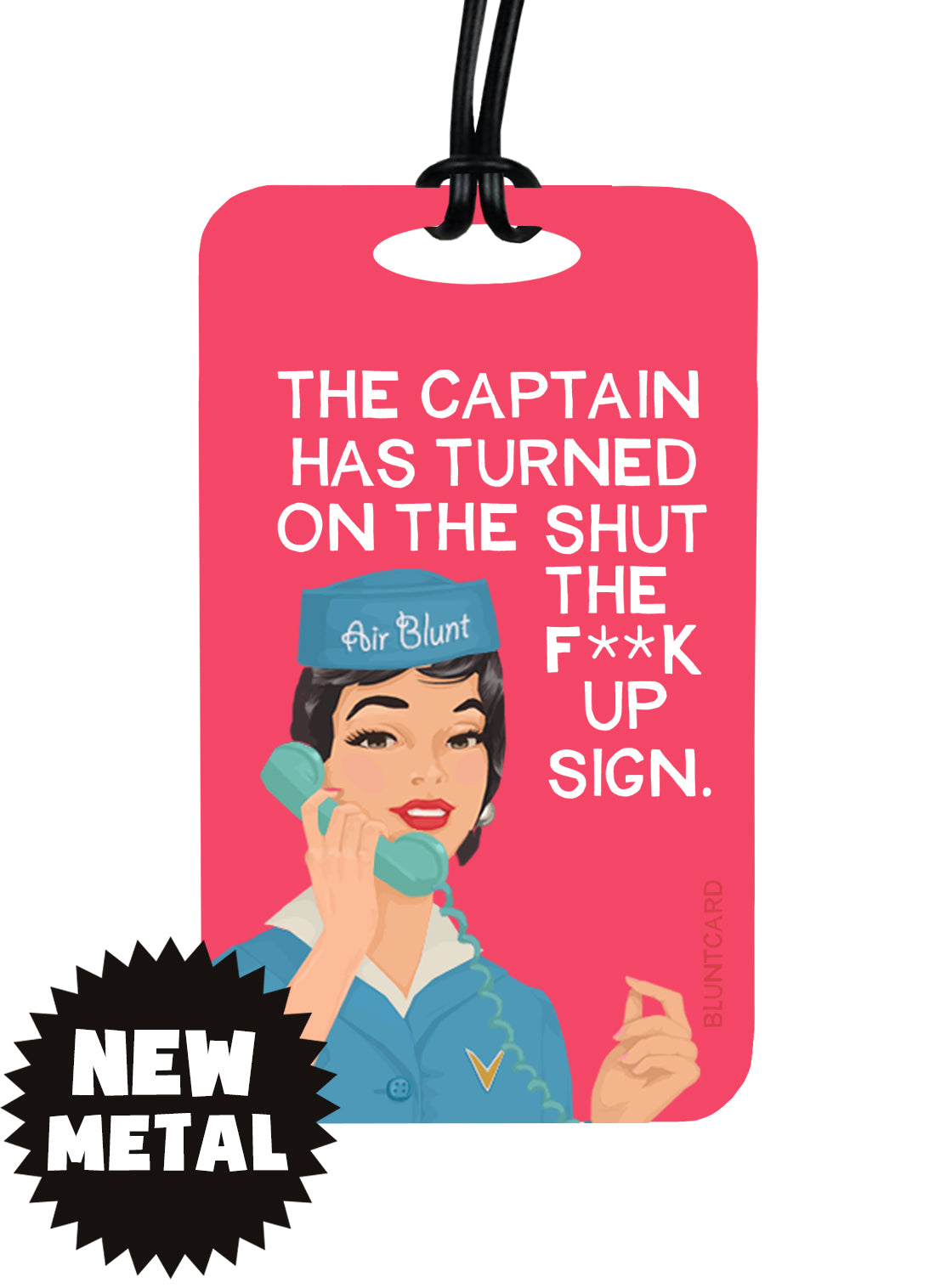 Aluminum Bag Tag - Captain