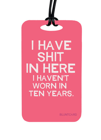 Aluminum Bag Tag - Ten Years