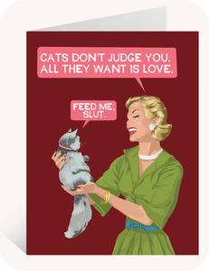 Feed me! - Greeting Card