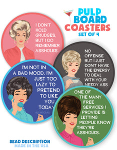 Paper-Pulp Board 4 Coaster set