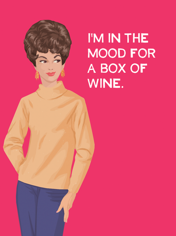Card - Box Of Wine