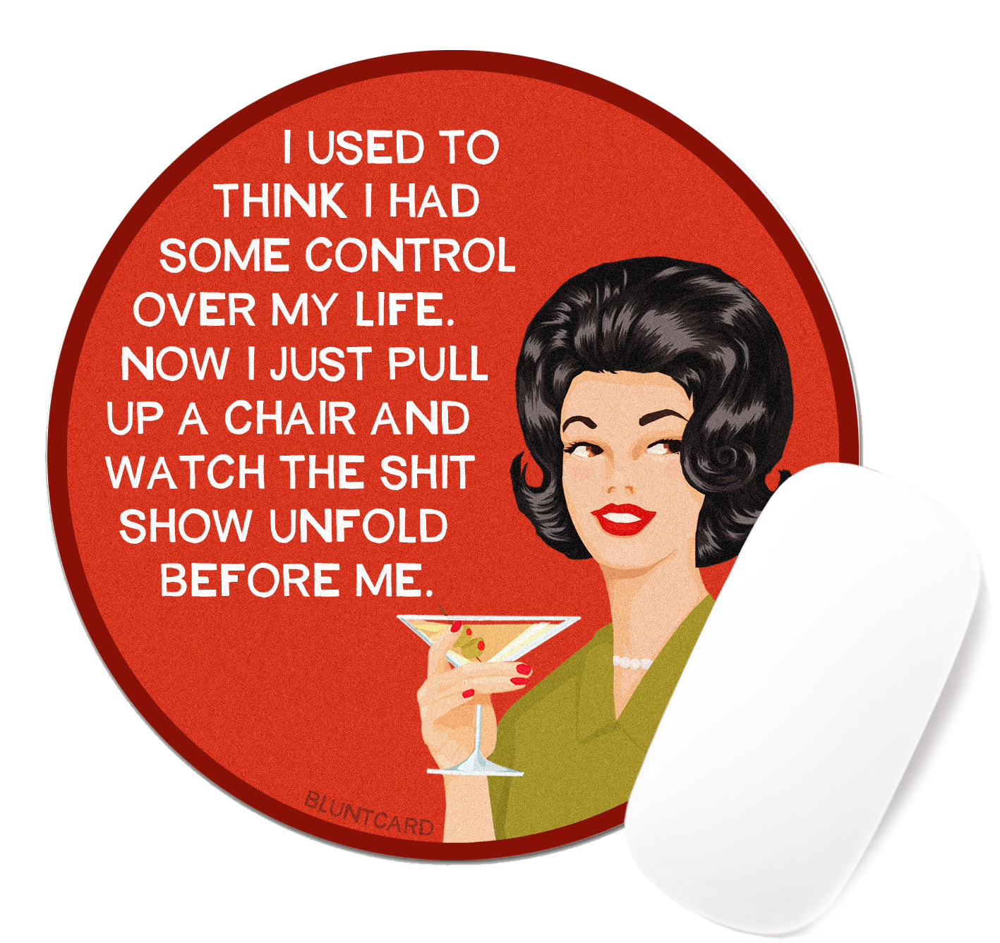 Control-Round Mouse Pad