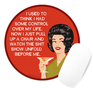 Control-Round Mouse Pad