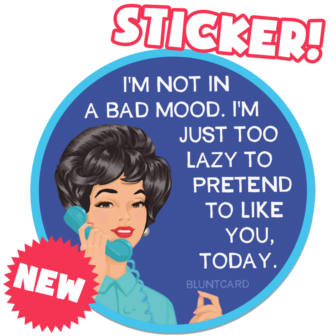 Vinyl Sticker - Bad Mood