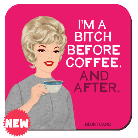 Coaster - Before After Coffee