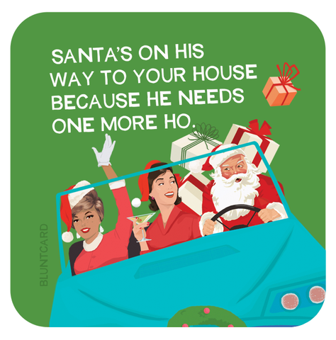 Coaster-Santa's on his way to your house