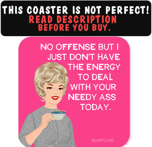 Coaster-Needypink-Imperfect Product