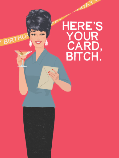 SET of FIVE favorite Cards - One B-Day, Four Everyday