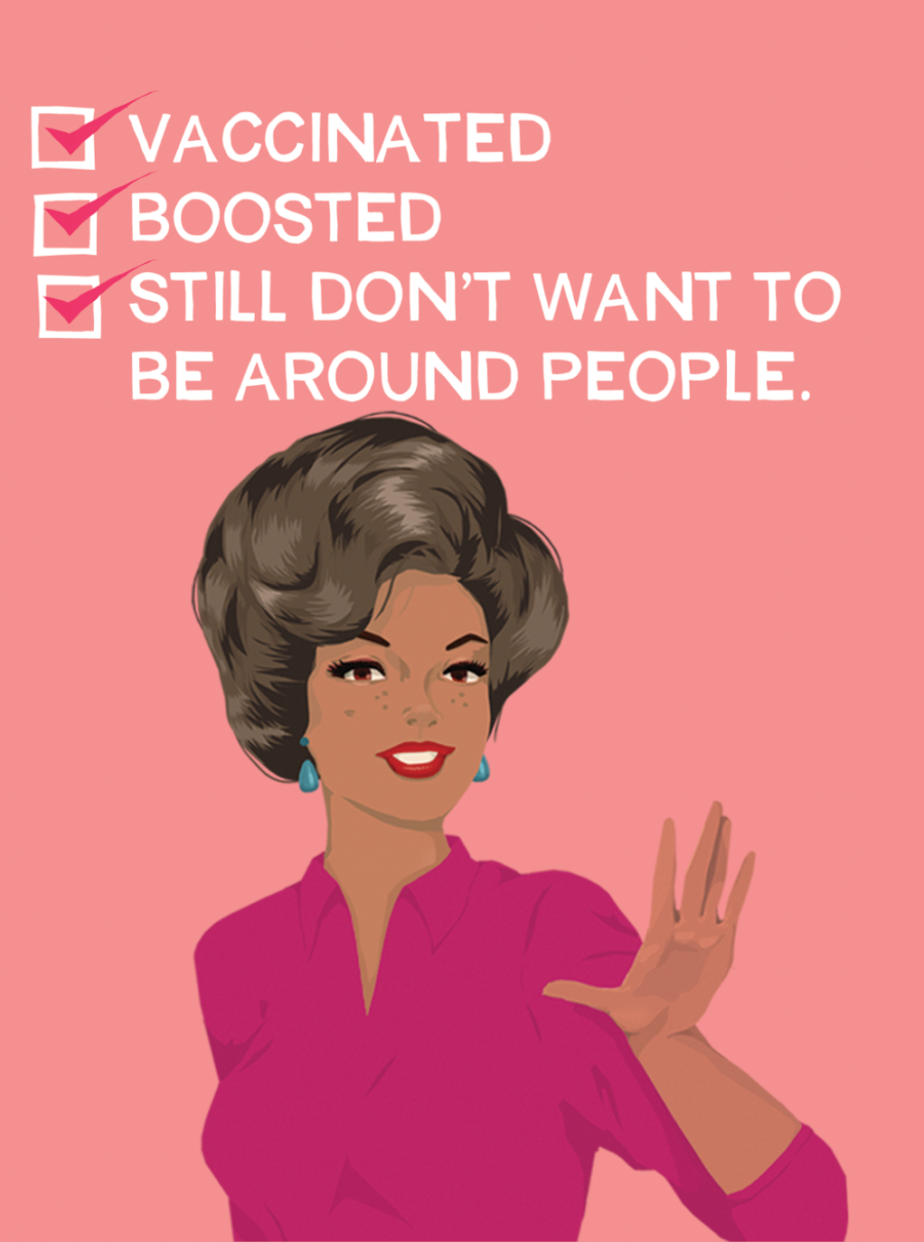 Still don't want to be around people